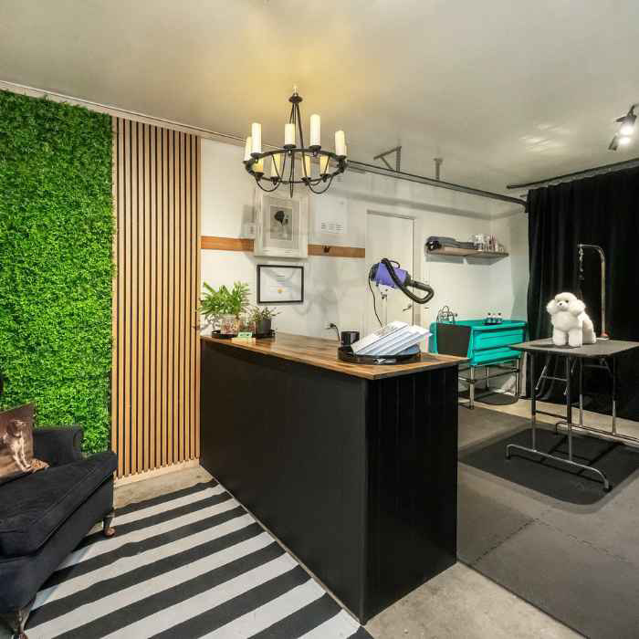 Antonia's home dog grooming salon